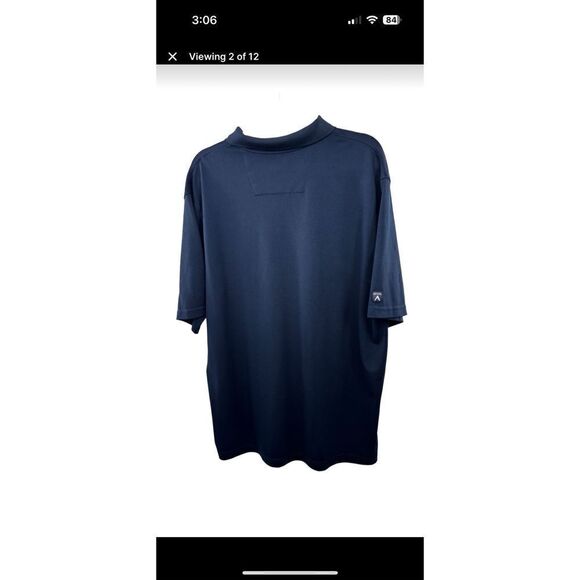 Houston Texans Polo Shirt Antigua Men's Large Blue Short Sleeve - Picture 4 of 14